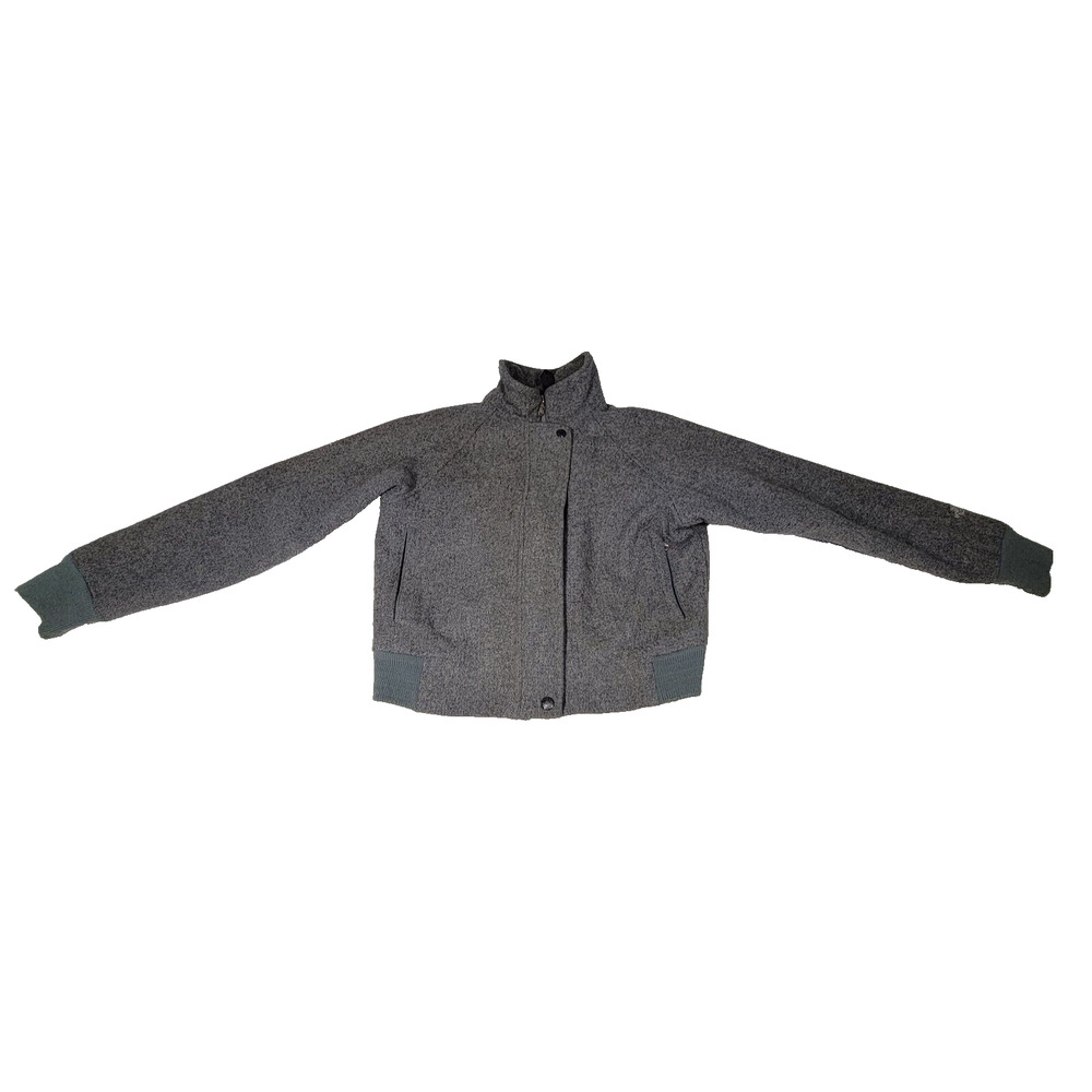 Vintage The North Face Jacket Size Small Womens Wool Zip Up Coat USA Retro Cold